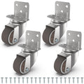 1" Swivel Plate Casters, 4 Pcs Q243