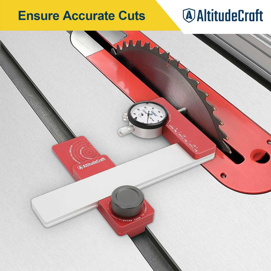Table Saw Alignment Gauge with 0.001-Inch Dial Indicator Q58846