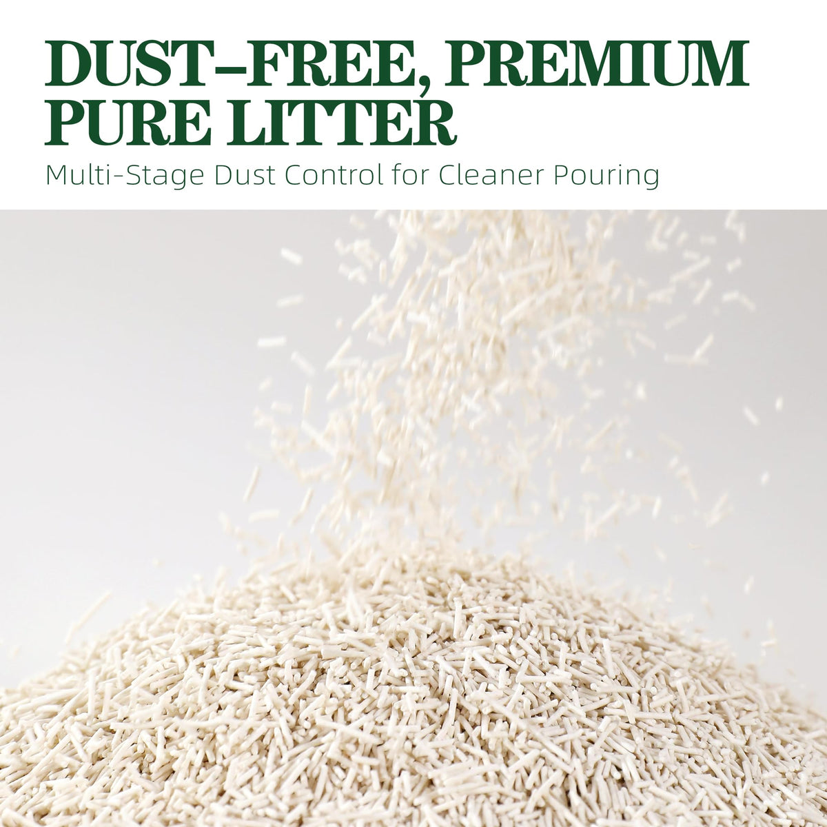 Tofu Cat Litter Clumping Flushable Plant-Based 20.8lbs V284425