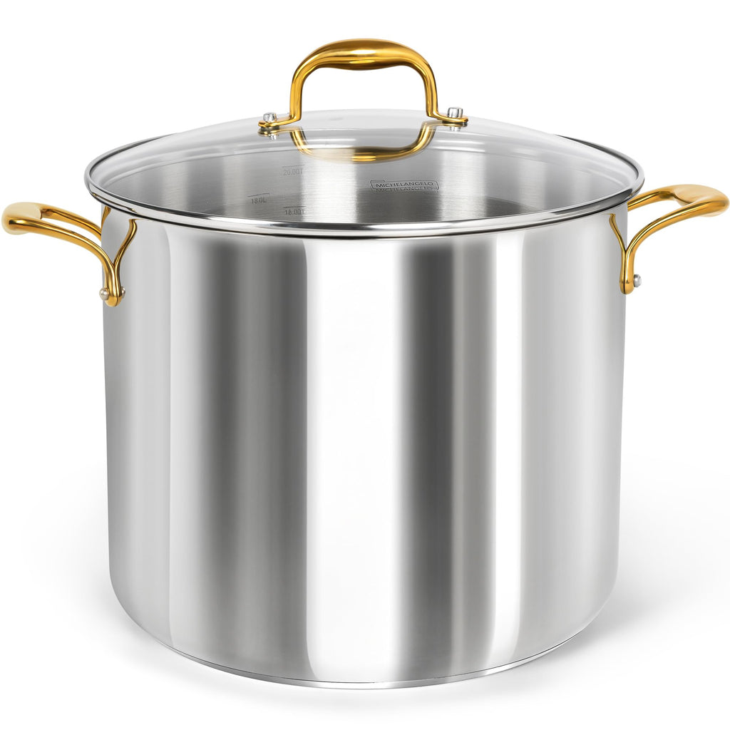20 Quart Stainless Steel Stock Pot with Lid A291831