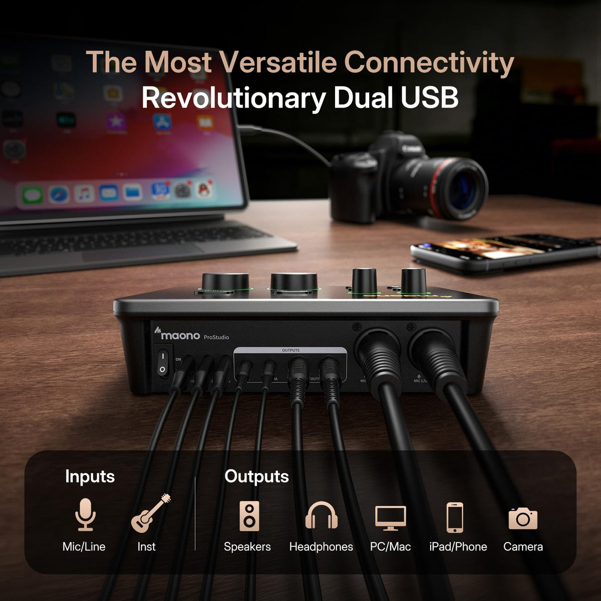 USB Audio Interface Dual XLR M95516