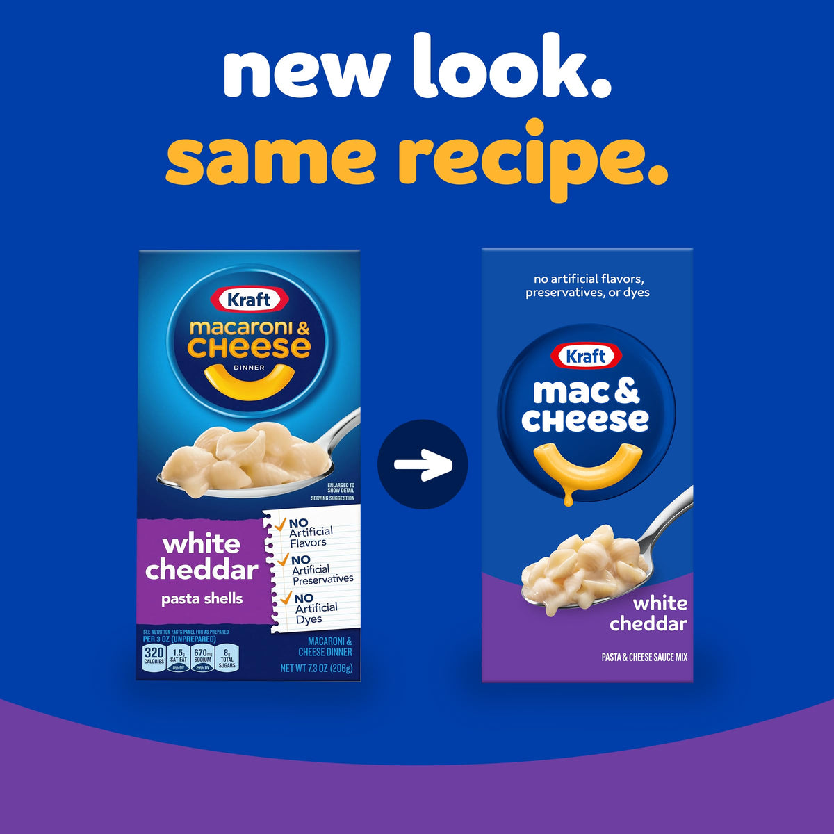 White Cheddar Macaroni & Cheese Dinner 7.3 oz Pack of 6 E9179