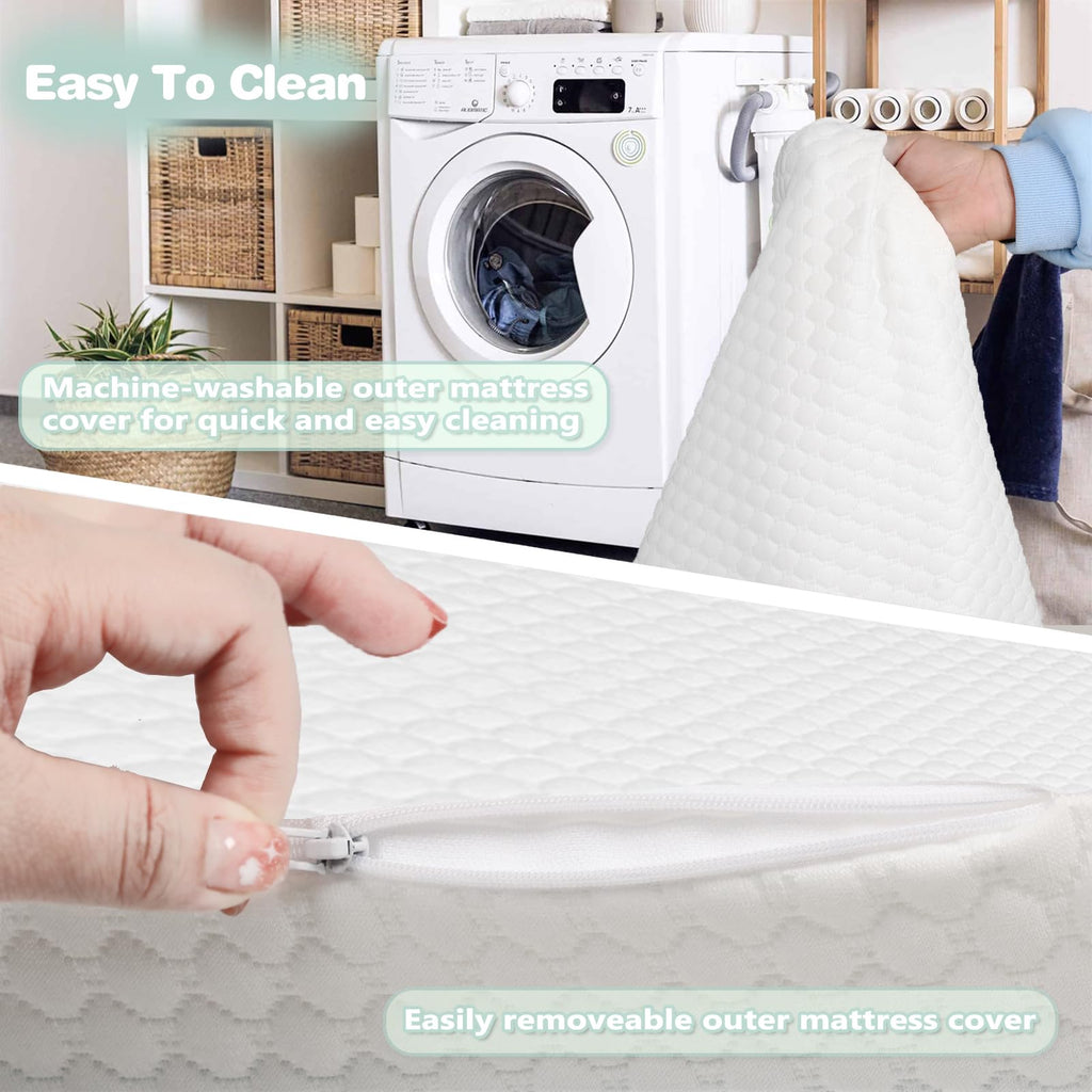 38”x26” Trifold Dual-Firmness Memory Foam Pack and Play Mattress X687772