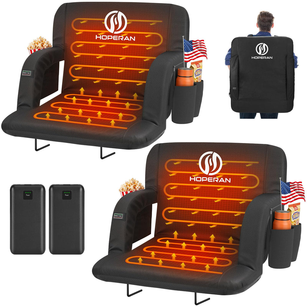 Heated Stadium Seats for Bleachers with Power Bank H662522