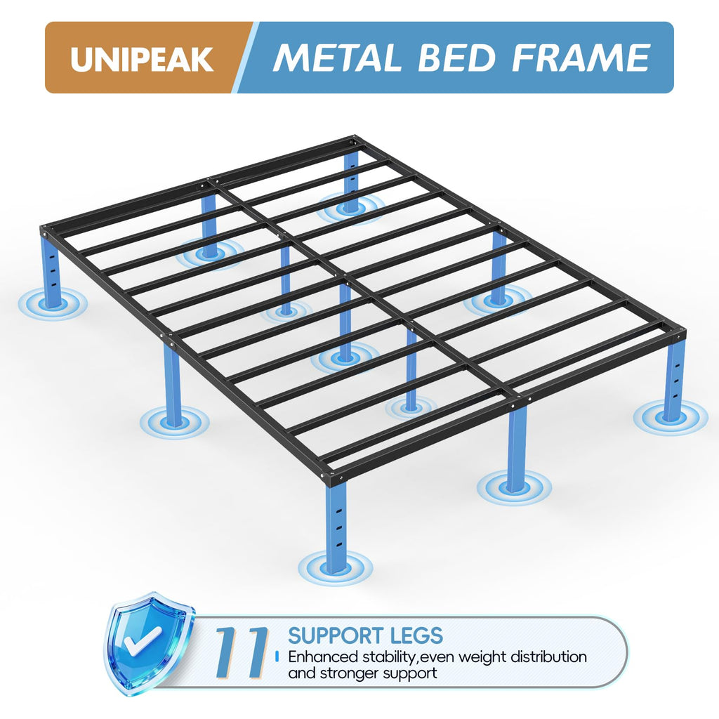 Queen Metal Platform Bed Frame with Storage A9988