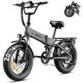 1400W 30MPH 48V 13AH Fat Tire Foldable Electric Bike W61600