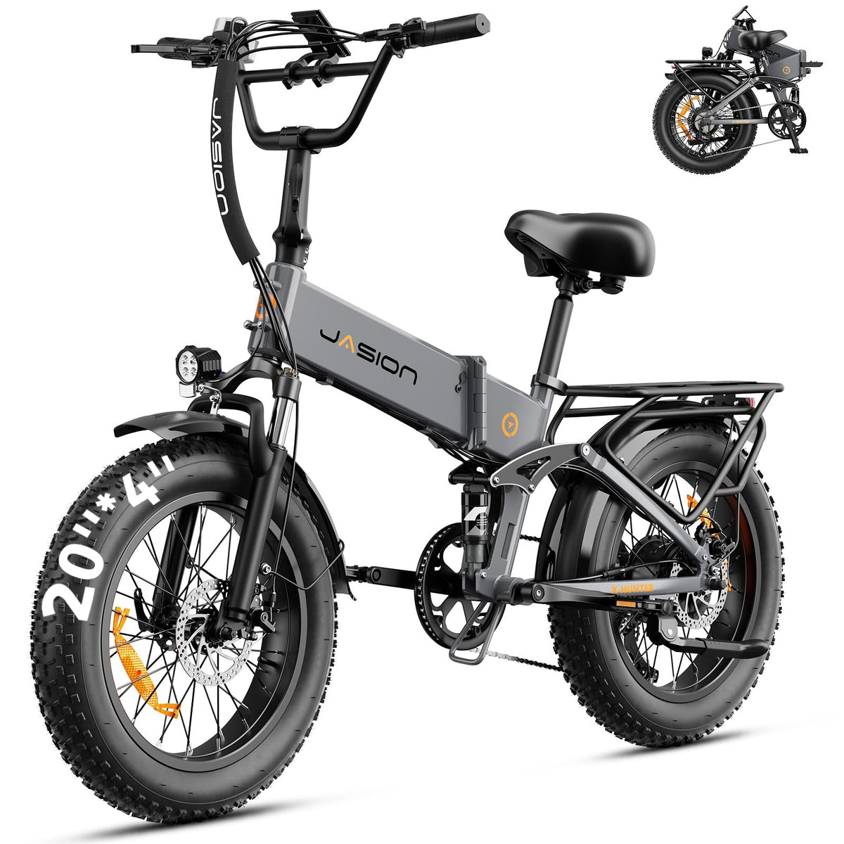 1400W 30MPH 48V 13AH Fat Tire Foldable Electric Bike W61600