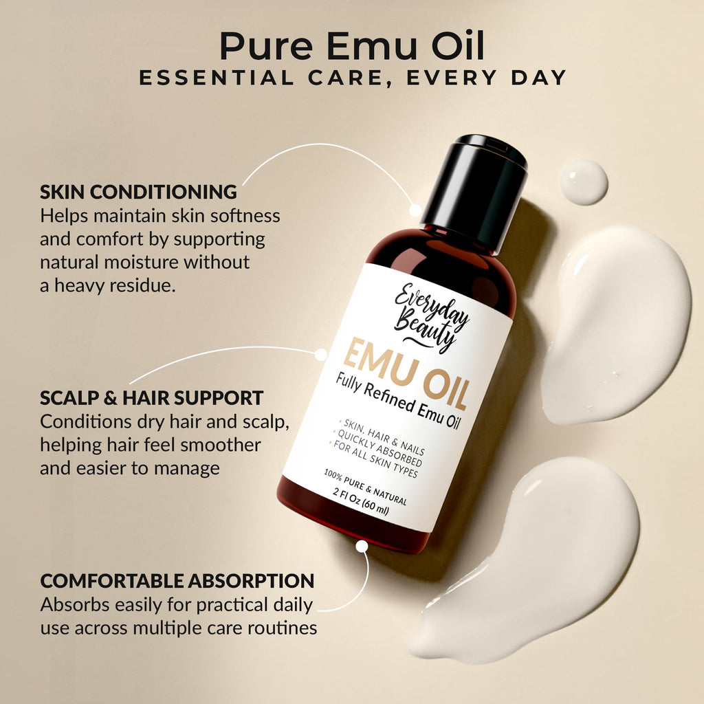 Australian Emu Oil 6X Refined 2 Fl Oz Y958118