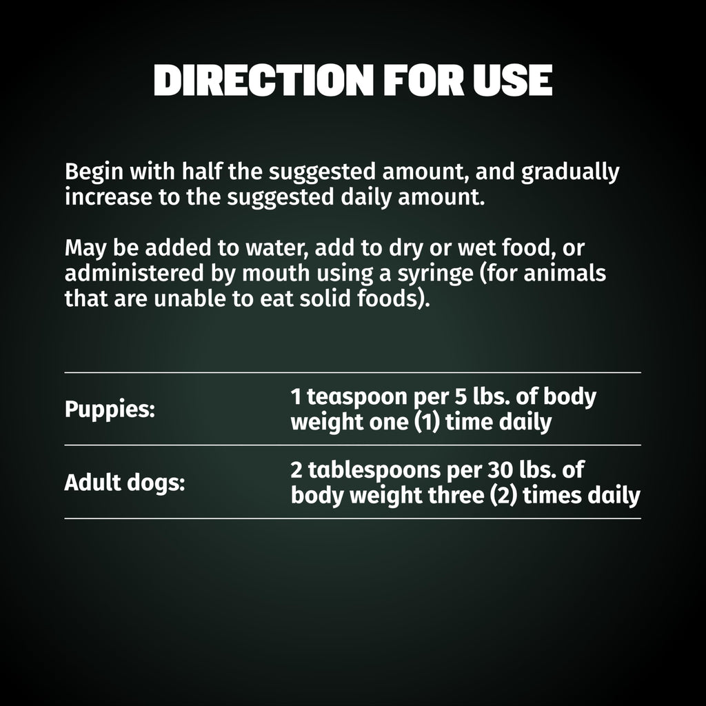High Protein Beef Dog Food 15 lbs. Weight Gainer Supplement Bundle R34717