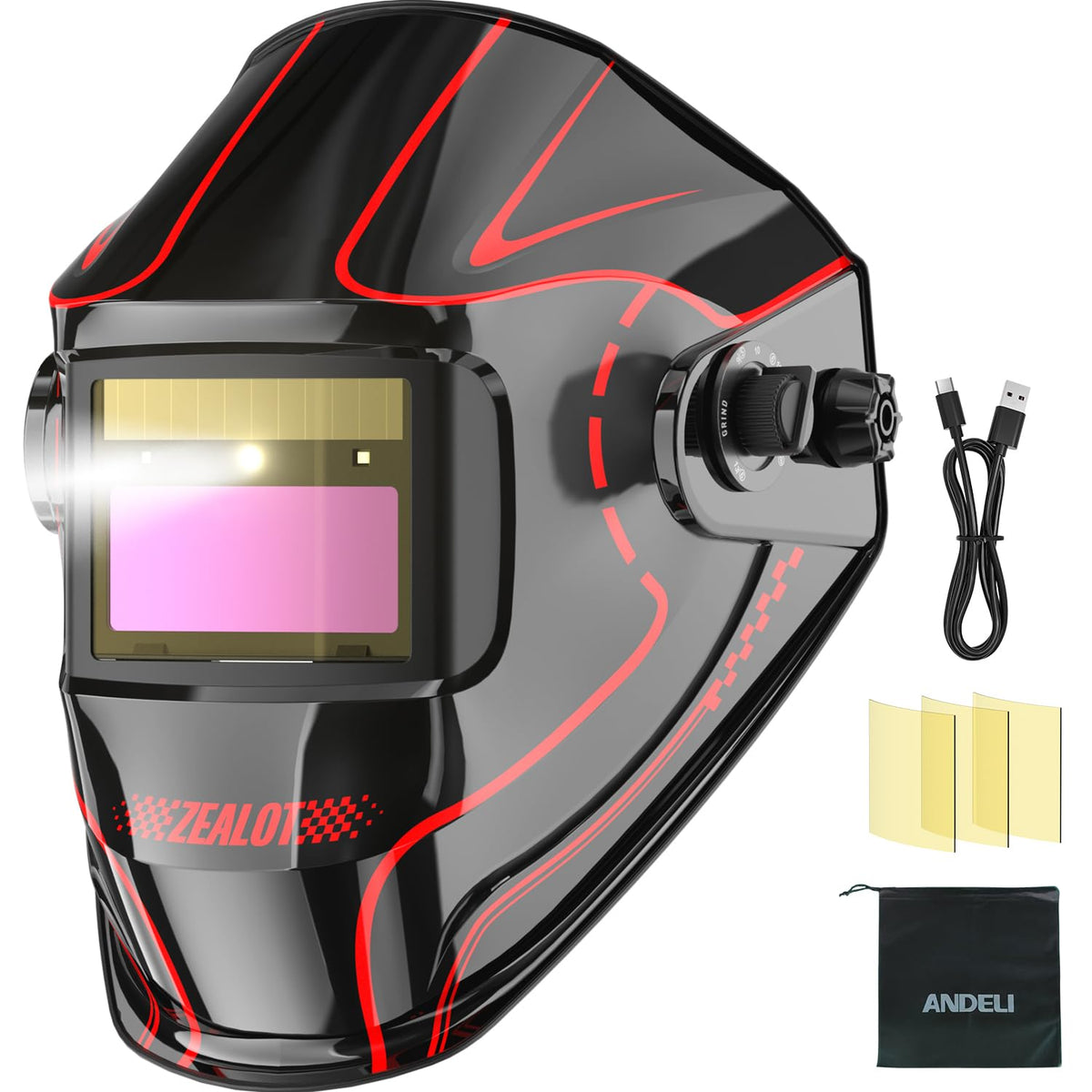 Auto Darkening Welding Helmet Q89704