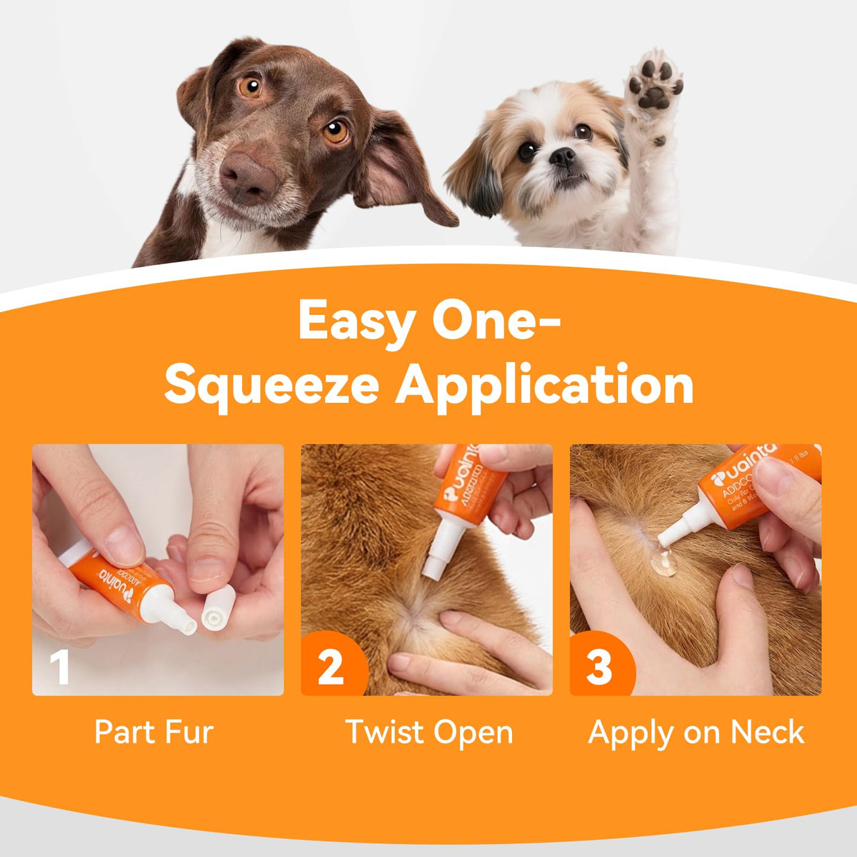 Flea and Tick Prevention for Large Dogs 3 Monthly Doses U172