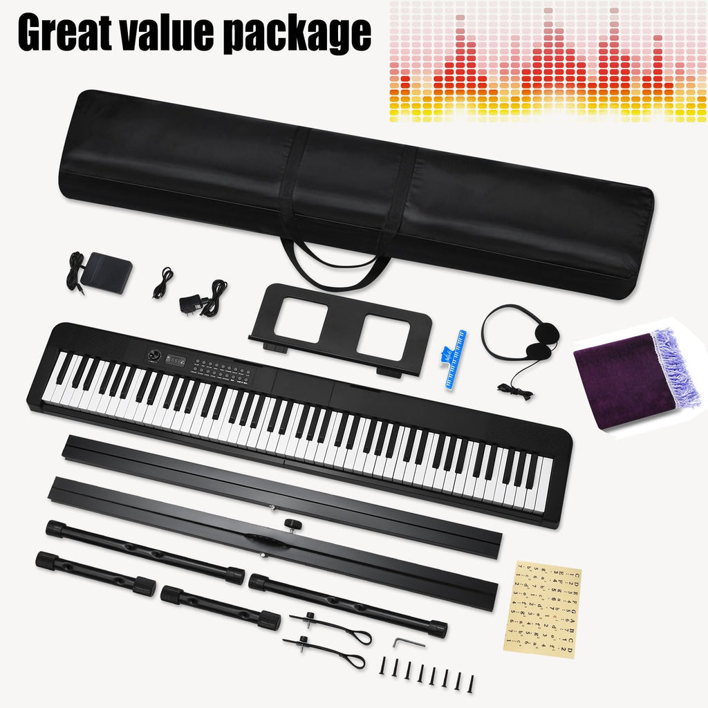 88 Key Electric Digital Piano with Semi Weighted Keys O105