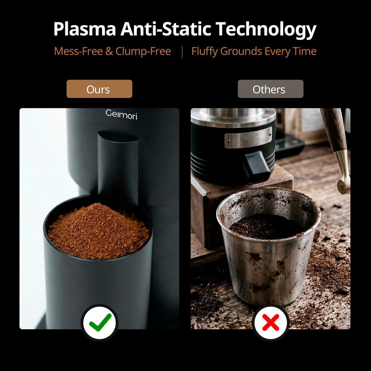 Electric Burr Coffee Grinder with 63mm Conical Burr A287
