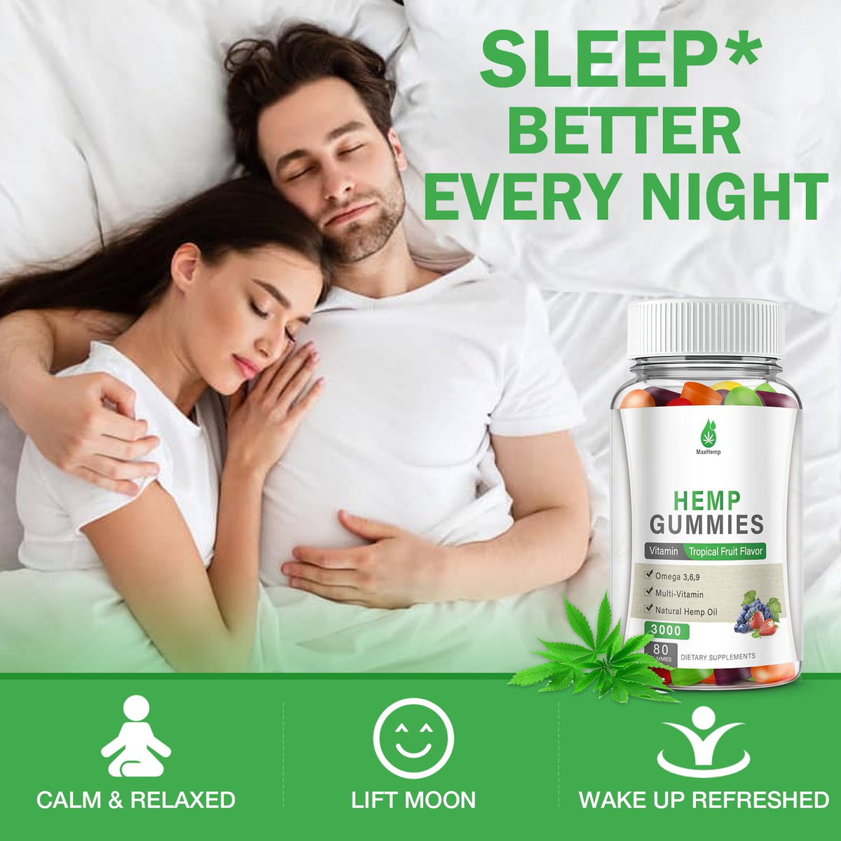 Hemp Gummies 80Counts A5359