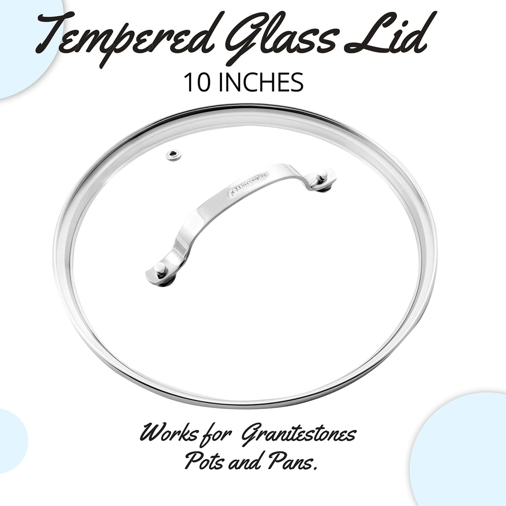 Tempered Glass Lid 10-inch Clear Vented H169702