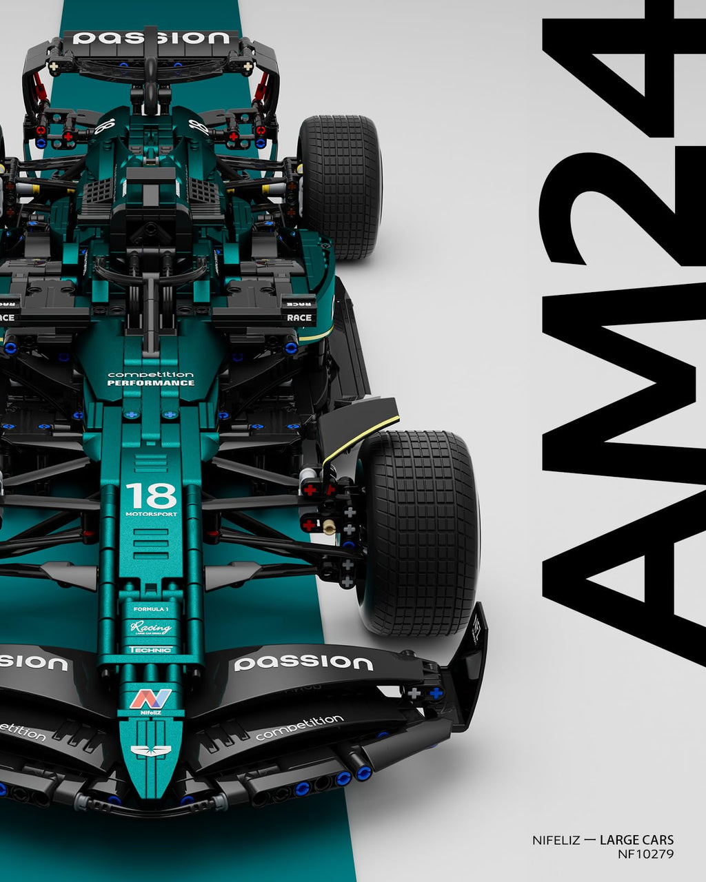 Formula 1 Racing Car Building Set I4816