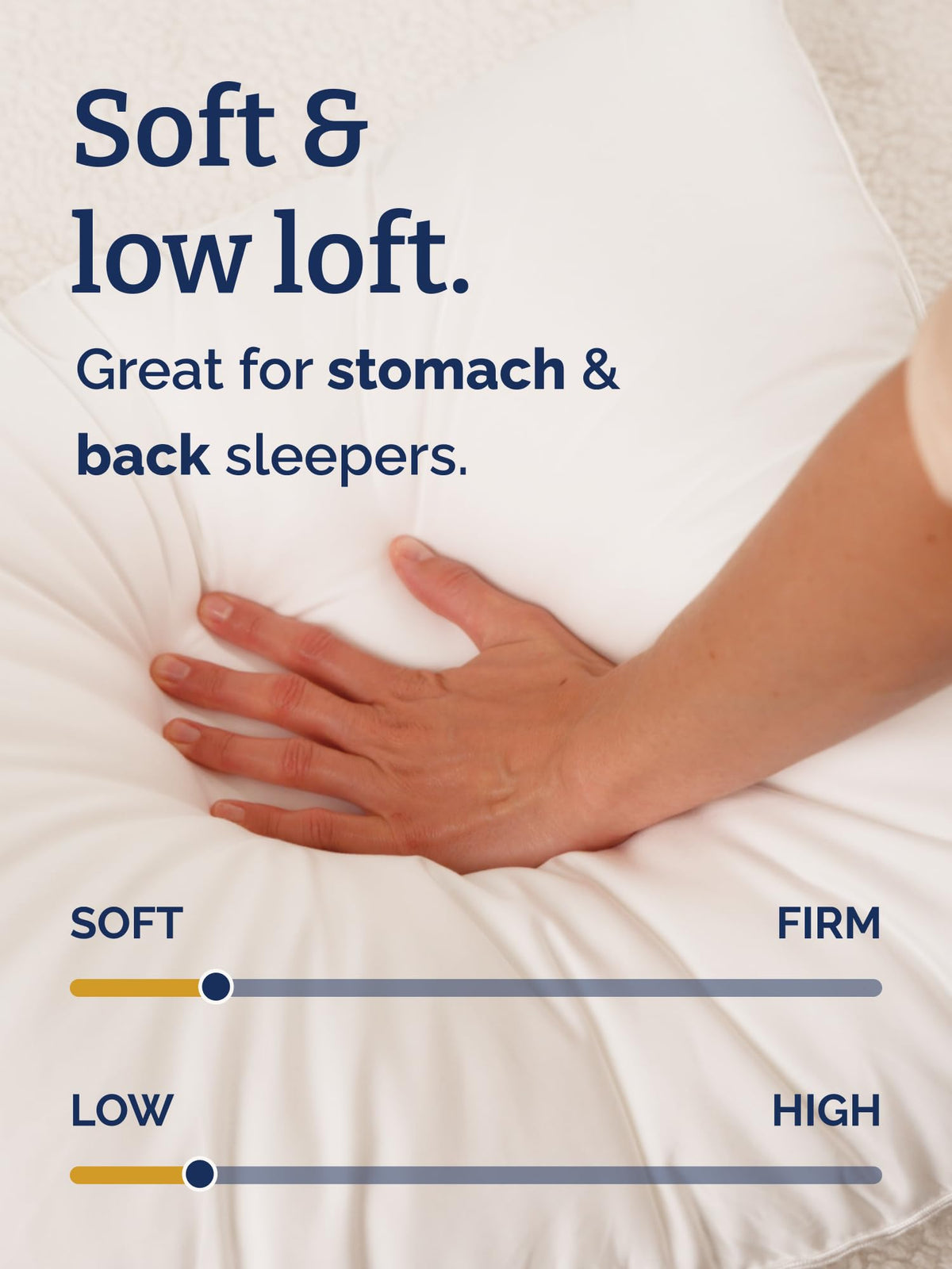 100% Cotton King Size Bed Pillows Set of 2 White G943473
