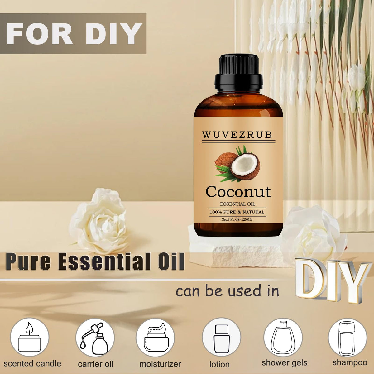 Coconut Essential Oil 120ml V98385