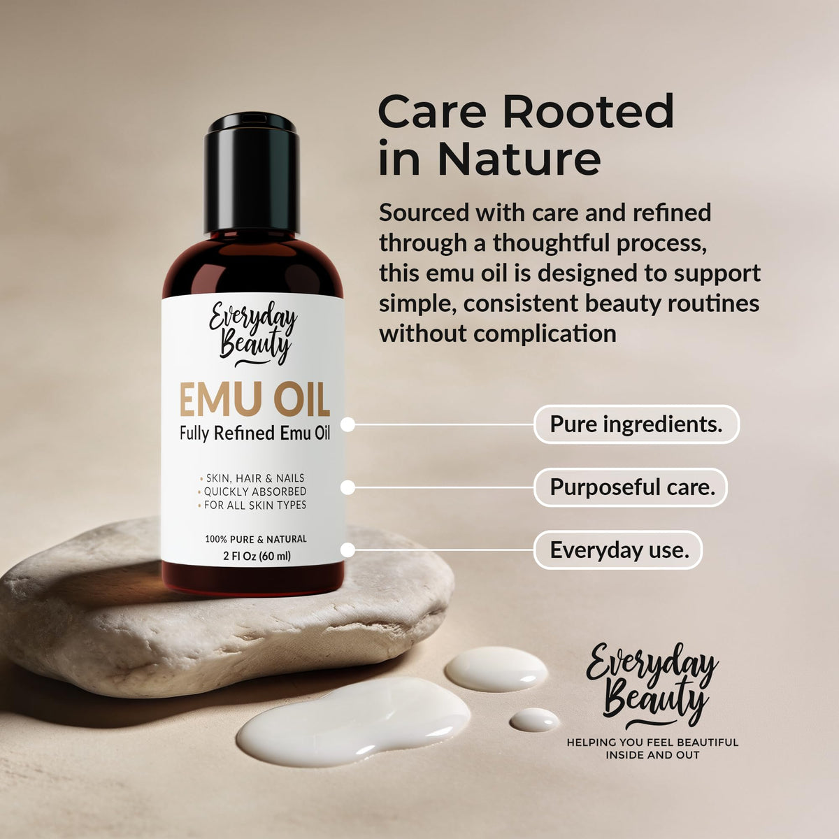 Australian Emu Oil 6X Refined 2 Fl Oz Y958118