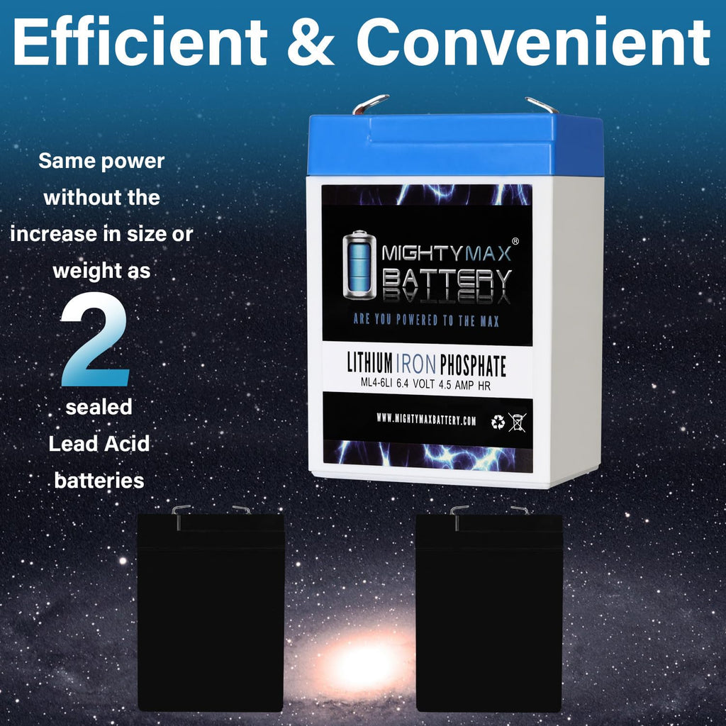 6V 4.5AH Lithium Replacement Battery H9987