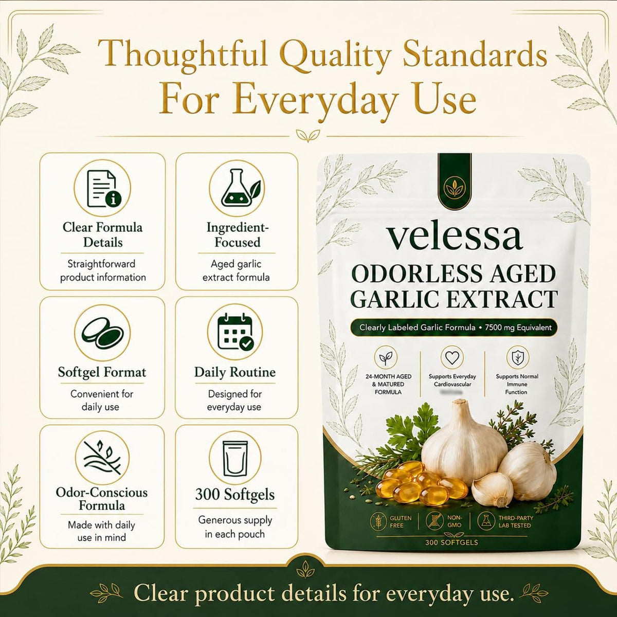Odorless Aged Garlic Extract G4436