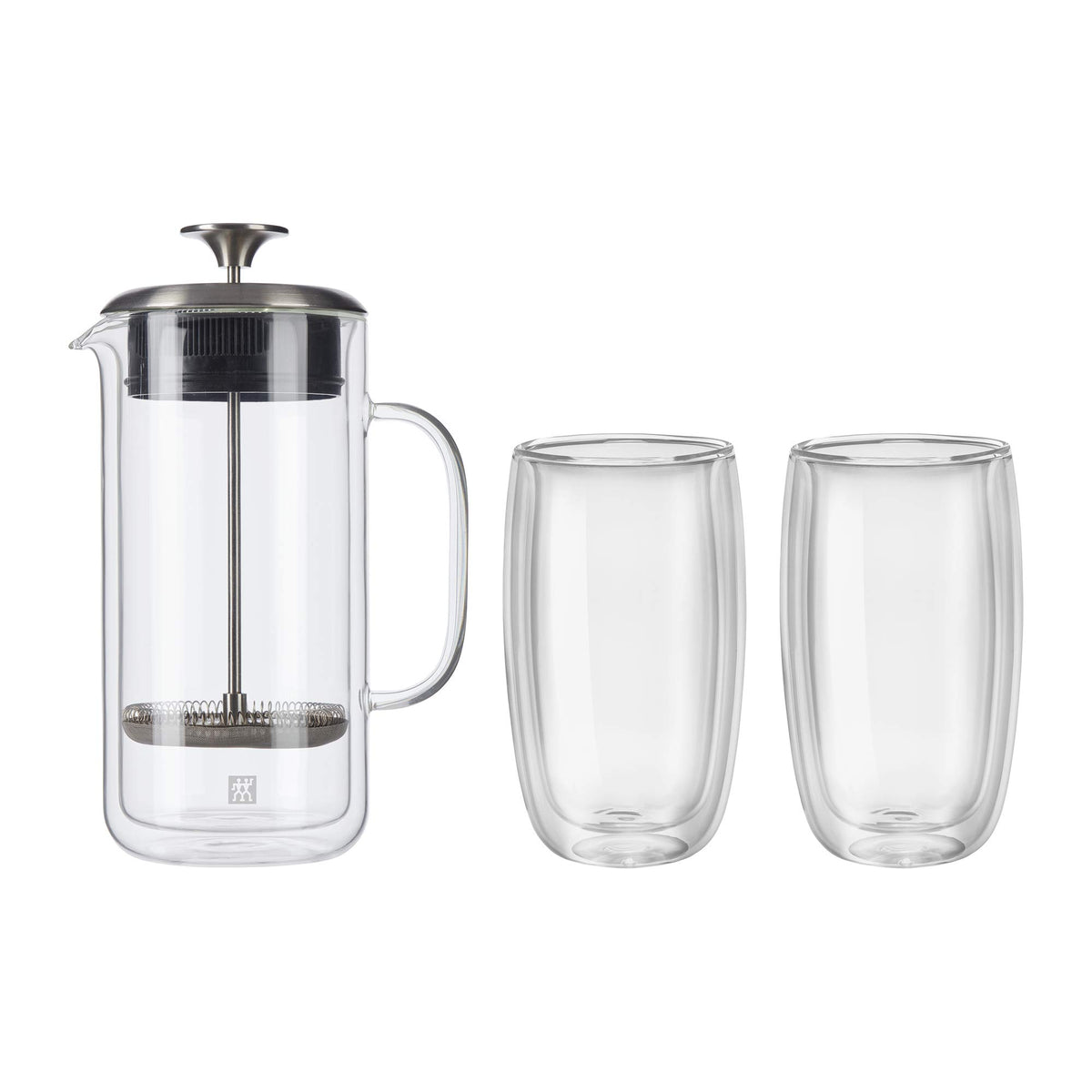 Double Wall French Press and Latte Glass E867942