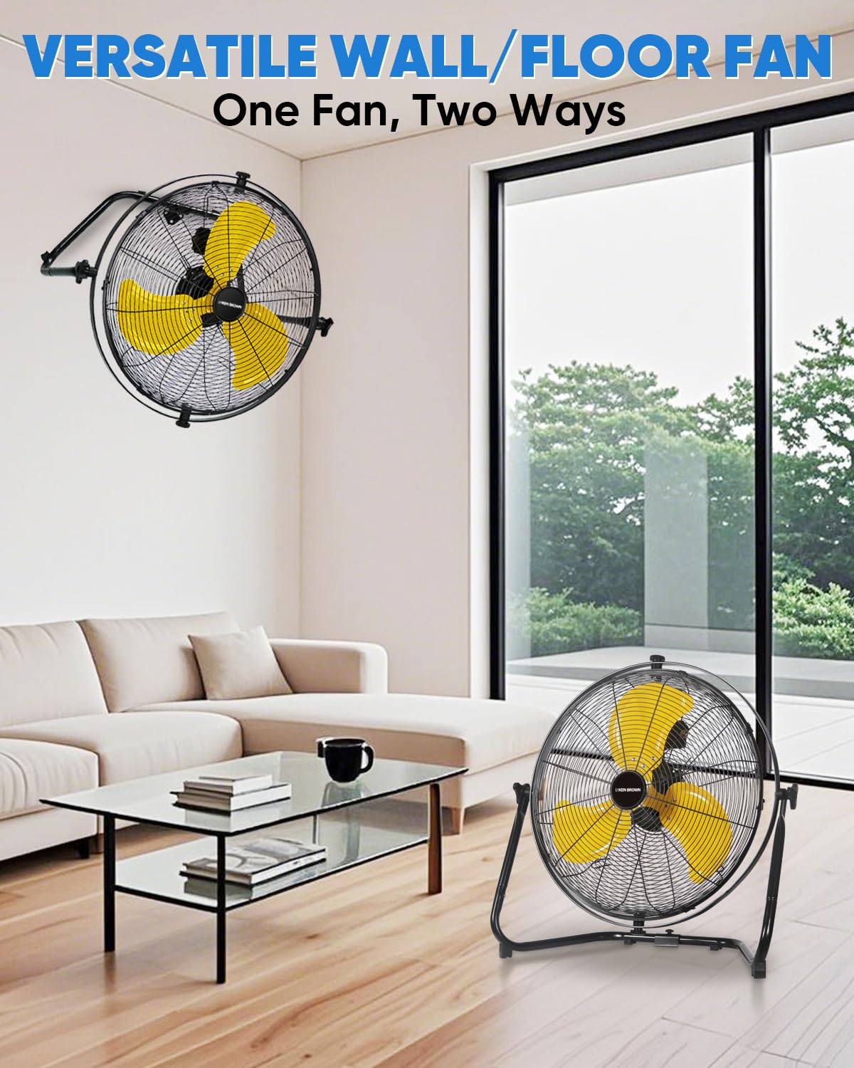 20 Inch 3-Speed High Velocity Metal Fan W377