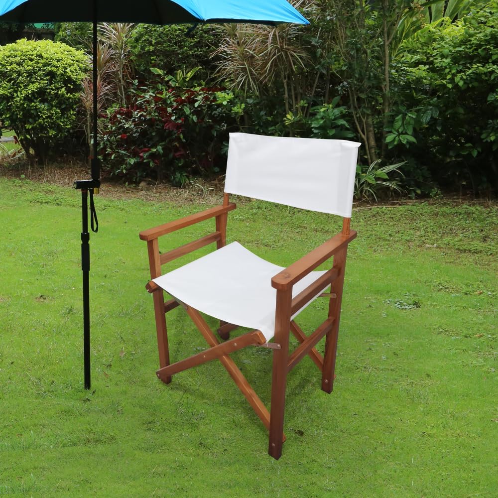 Black Canvas Director's Chair 2pcs Set Q15813
