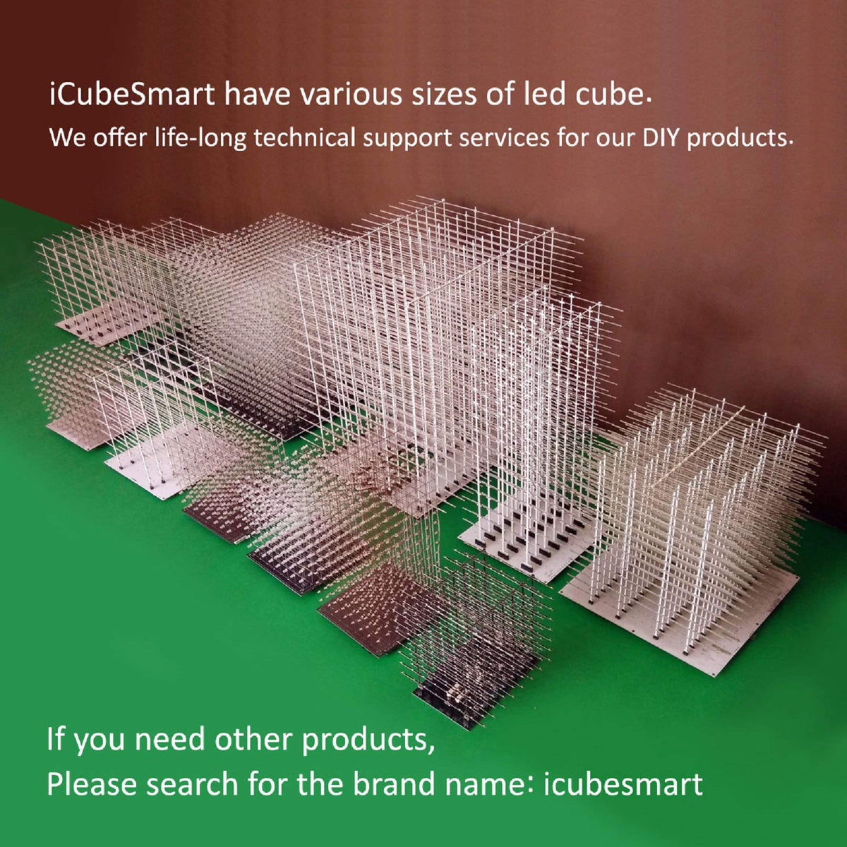 3D Led Cube DIY Electronics Kit 8x8x8 Led Cube DIY Soldering Project Kit P257210