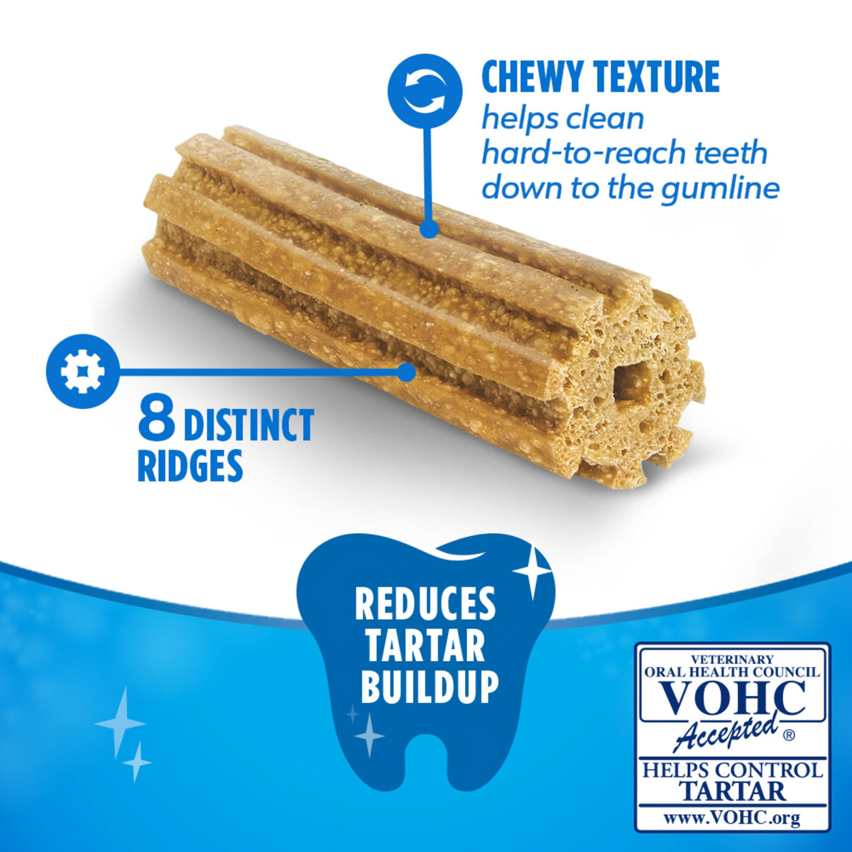 Daily Oral Care Dog Treats for Small Dogs, 58 ct T554