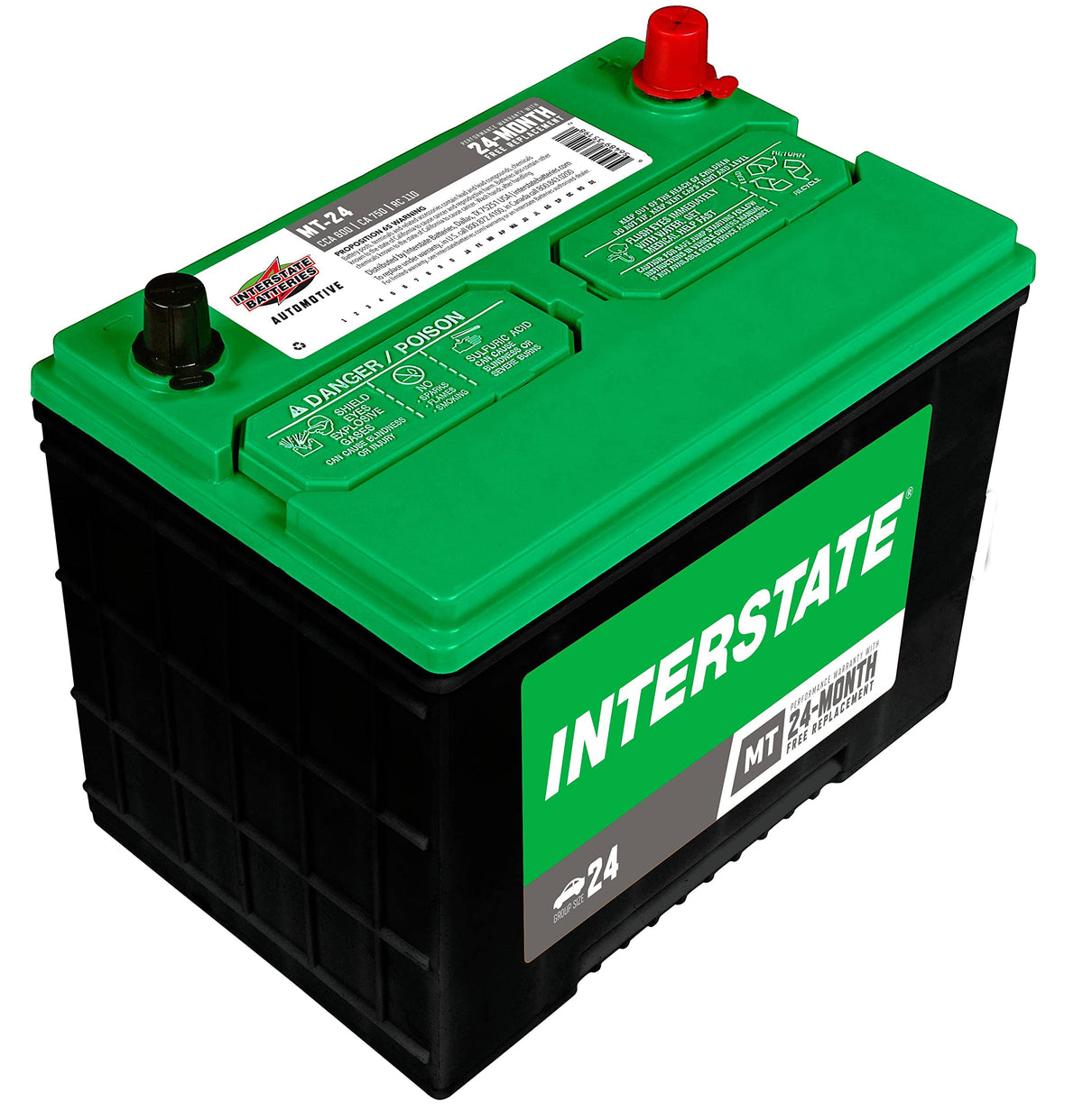 12V 600 CCA Group 24 Car Battery J23227