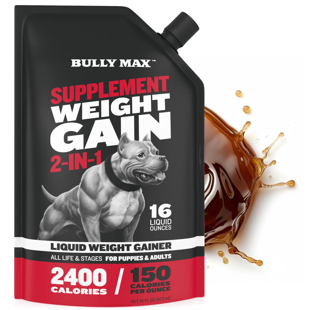 High Protein Beef Dog Food 15 lbs. Weight Gainer Supplement Bundle R34717