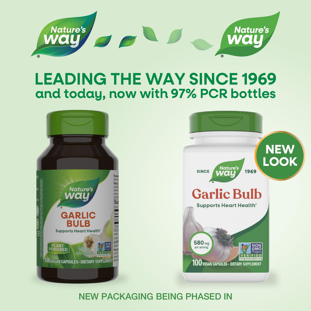 Garlic Bulb Capsules 580mg 100 ct O1772