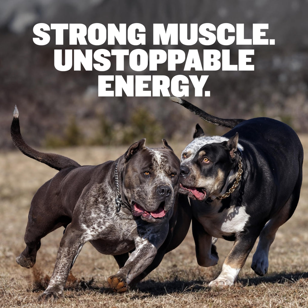 High Protein Beef Dog Food 15 lbs. Weight Gainer Supplement Bundle R34717