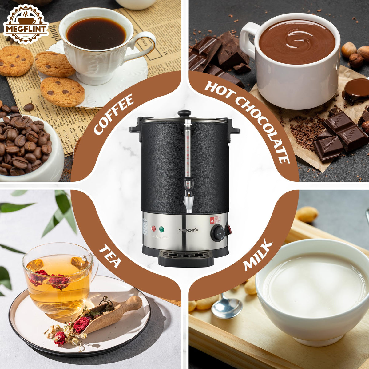 50-Cup Stainless Steel Double Insulated Coffee Urn M135