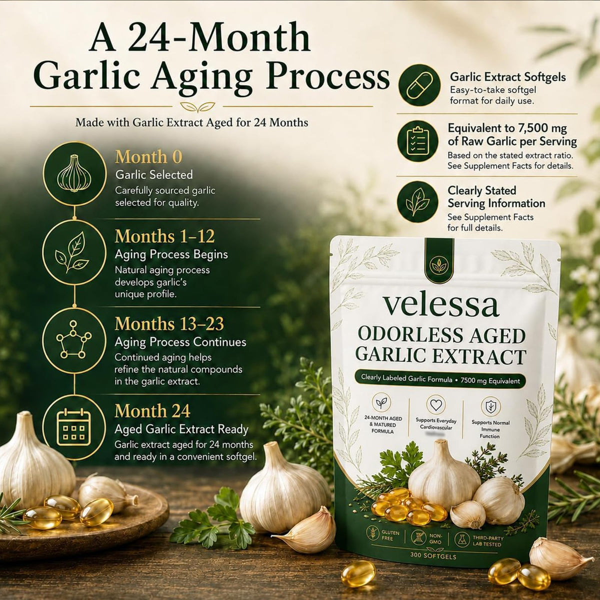 Odorless Aged Garlic Extract G4436