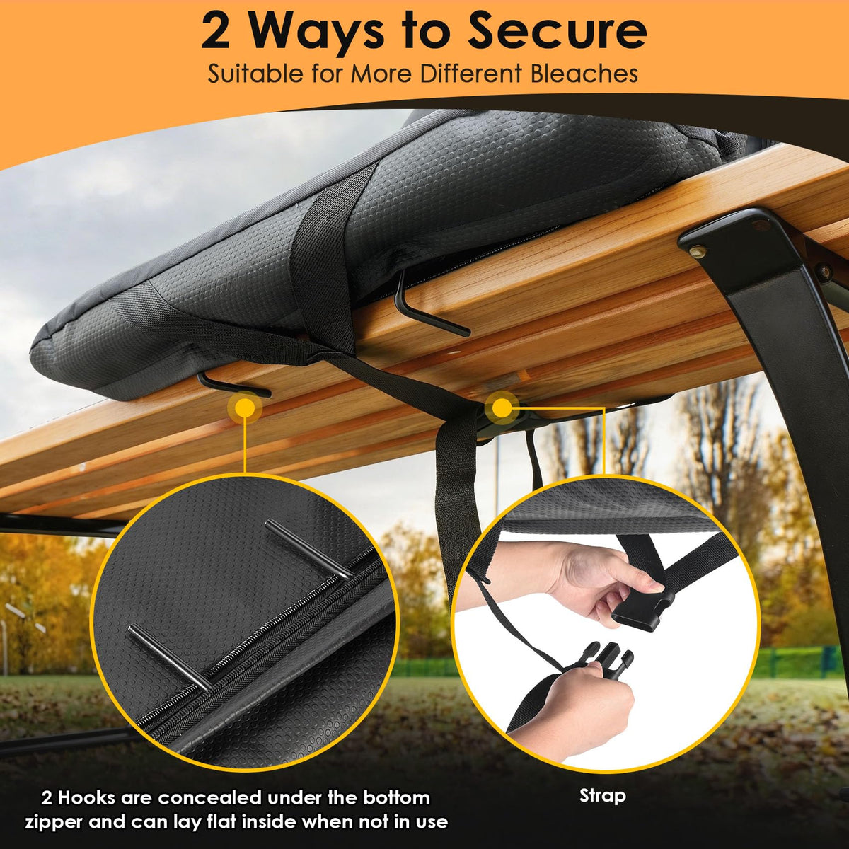 Heated Stadium Seats for Bleachers with Power Bank H662522