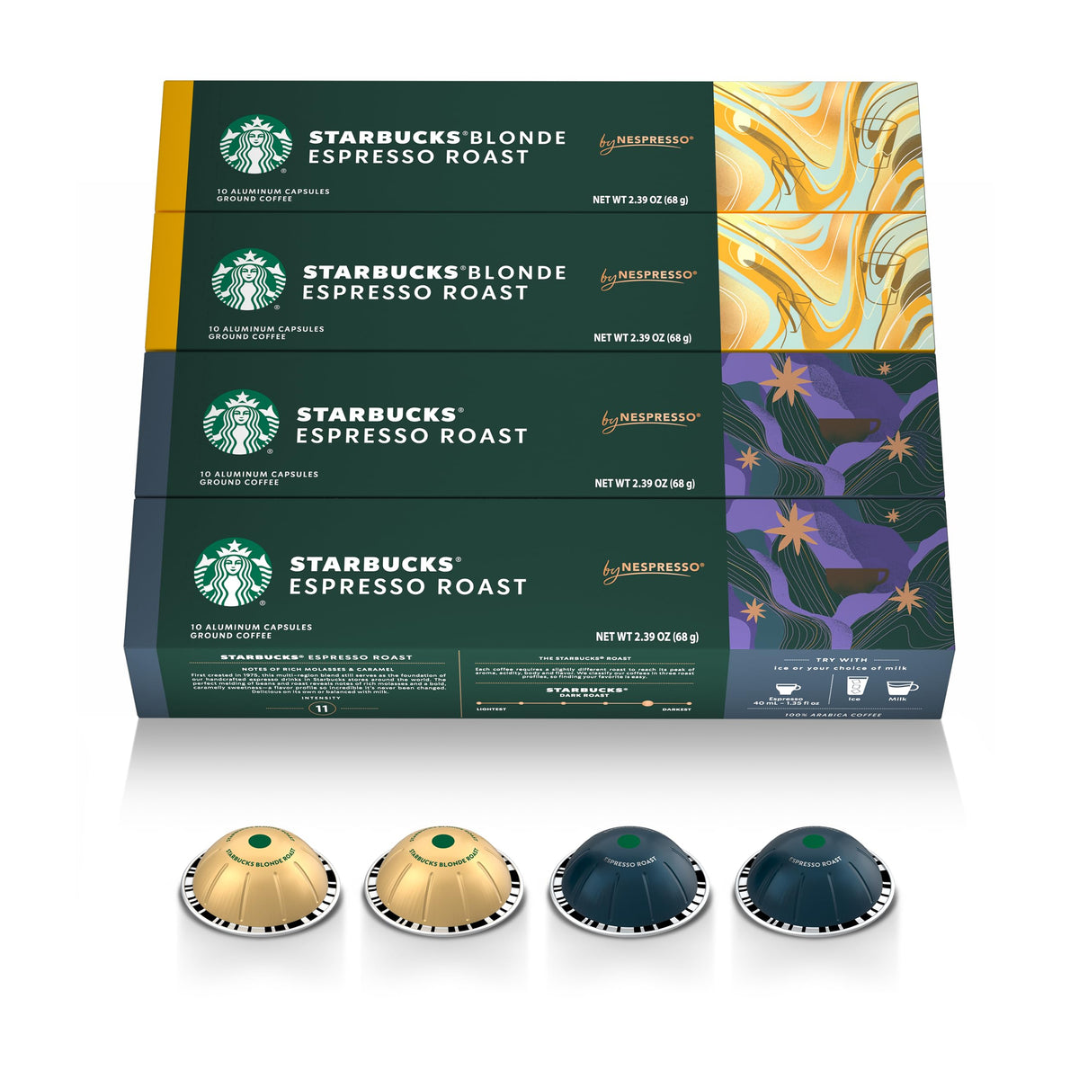 Espresso Variety Pack 40-count Espresso Pods O90004