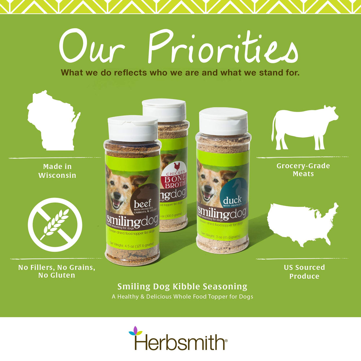 Freeze Dried Beef Bone Broth Powder for Dogs, 3.35 oz W7915
