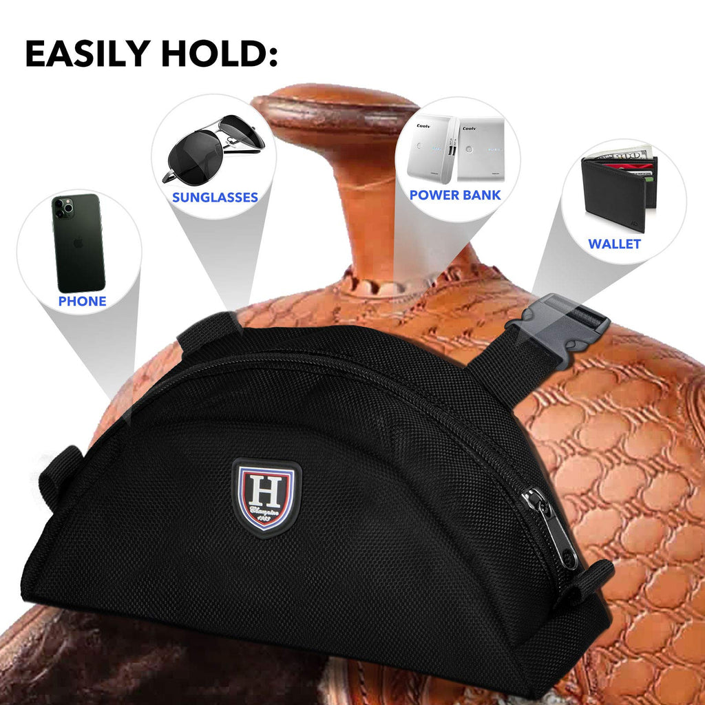 Saddle Pommel Pocket with Waterproof Fabric Pouch J99146