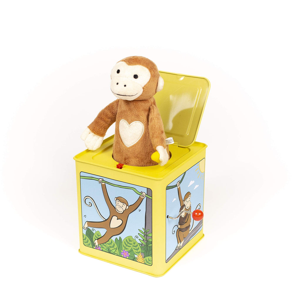 Monkey Jack in the Box Plush Tin Toy J1489