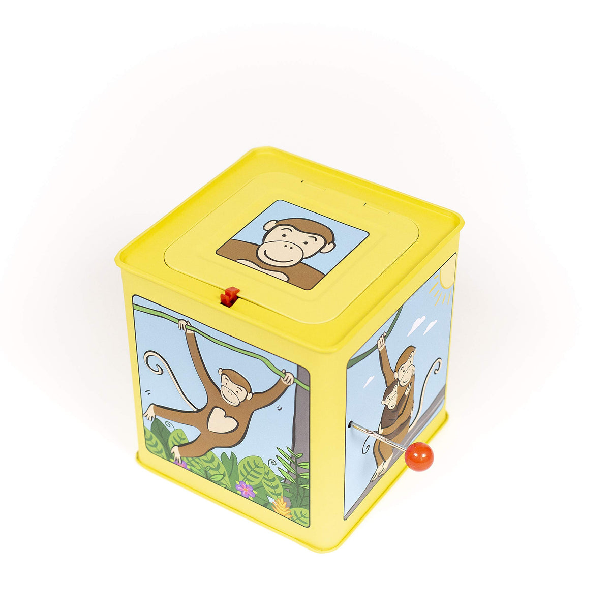 Monkey Jack in the Box Plush Tin Toy J1489