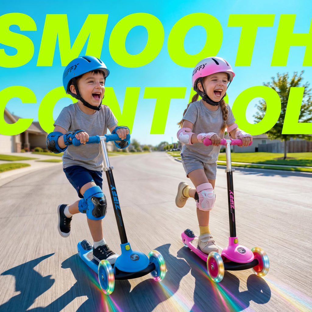 Multicolor 3 Wheel Scooter with LED Light-Up Wheels O779151