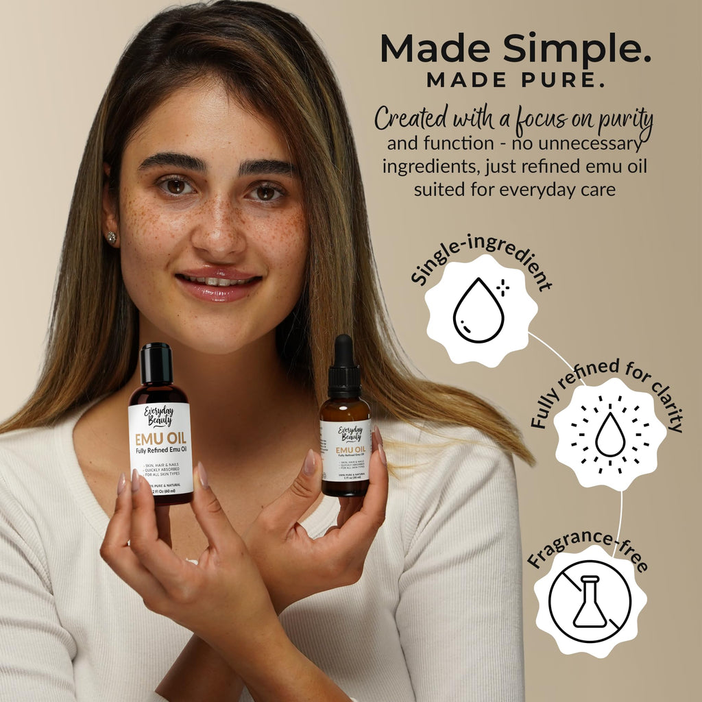 Australian Emu Oil 6X Refined 2 Fl Oz Y958118