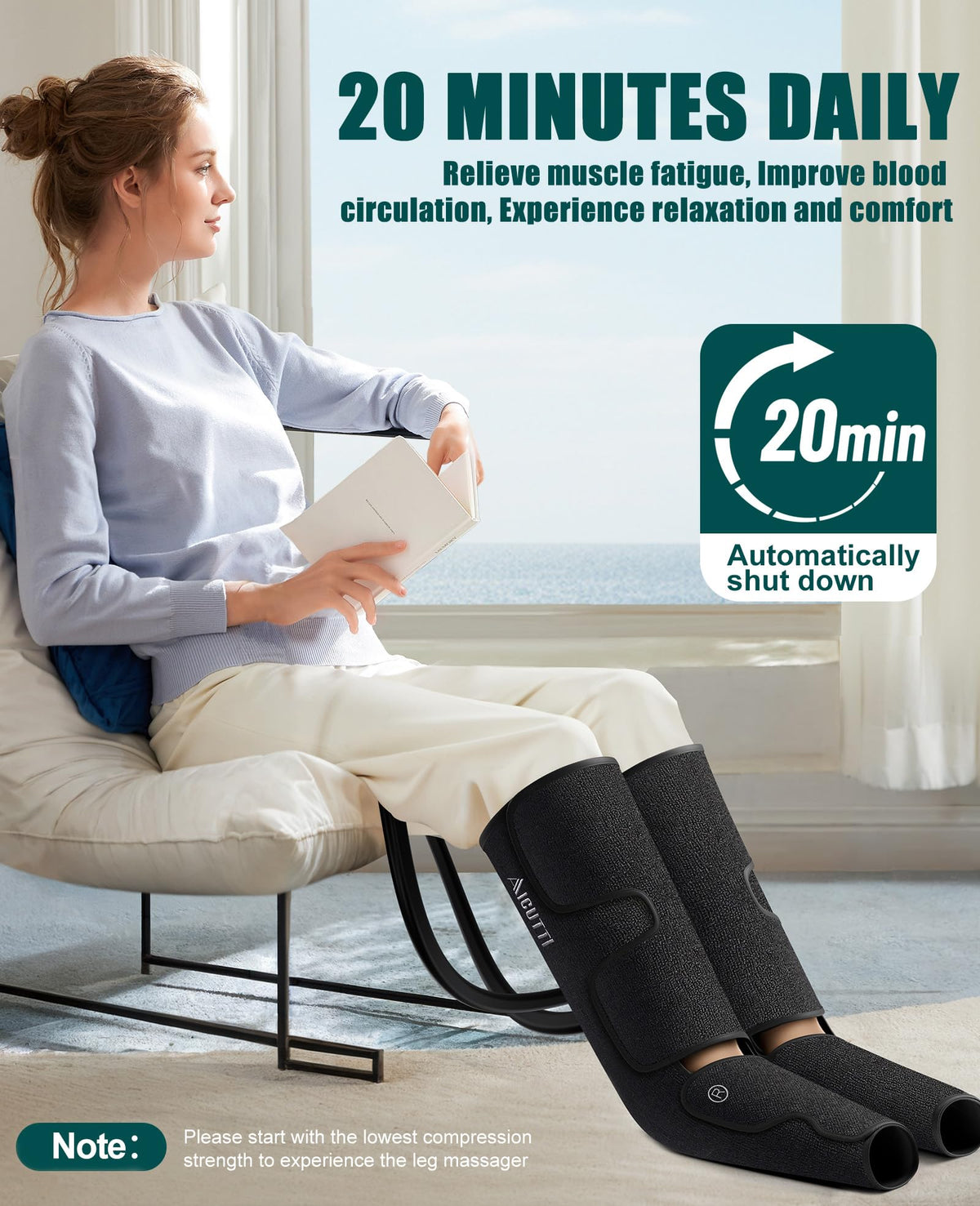 Full Leg Massager with Heat M194847