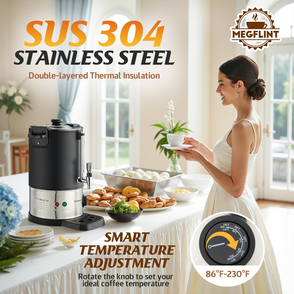 50-Cup Stainless Steel Double Insulated Coffee Urn M135