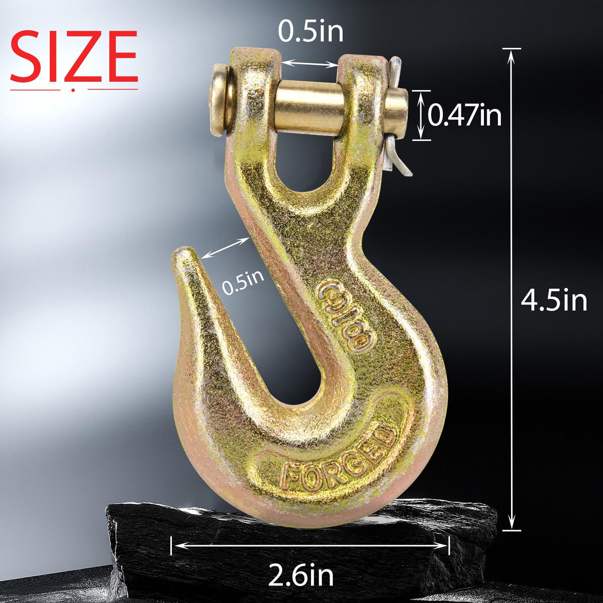 3/8 Chain Hook 10 Pack Grade 70 Grab Hooks M9121
