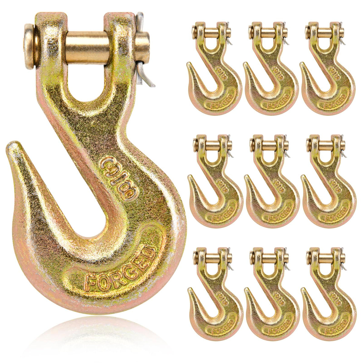 3/8 Chain Hook 10 Pack Grade 70 Grab Hooks M9121