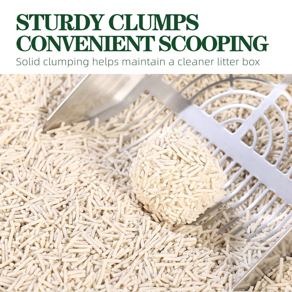 Tofu Cat Litter Clumping Flushable Plant-Based 20.8lbs V284425