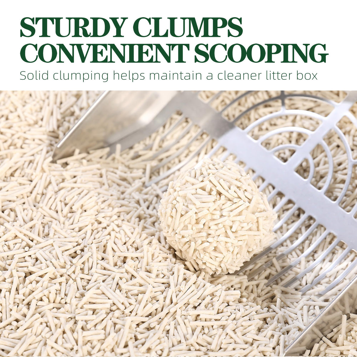 Tofu Cat Litter Clumping Flushable Plant-Based 20.8lbs V284425